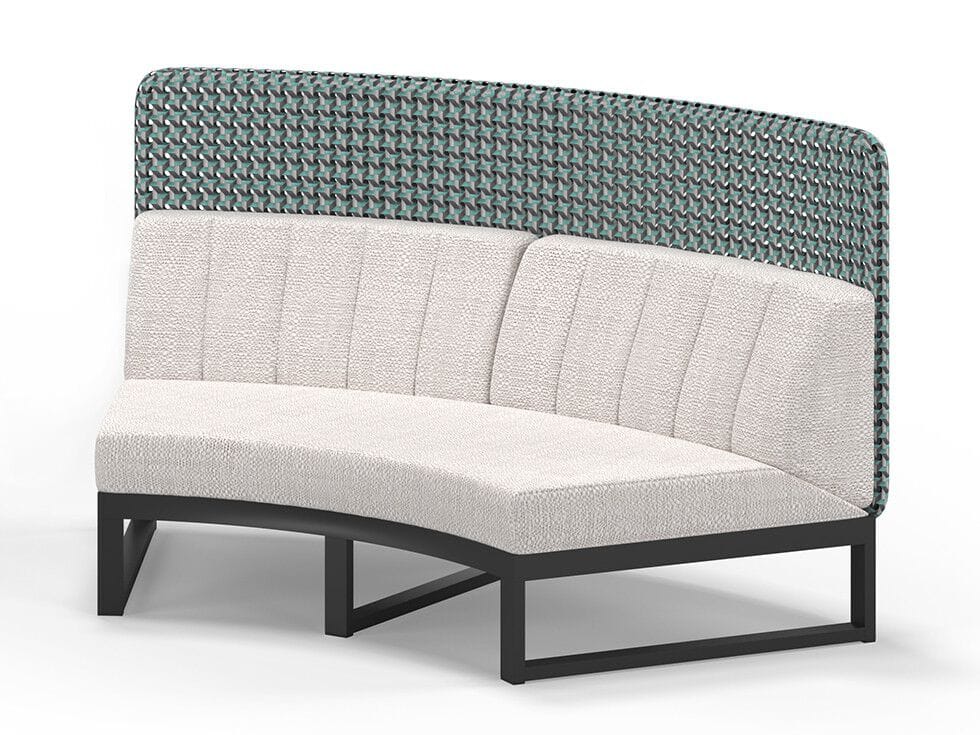 Модульный изогнутый садовый диван с высокой спинкой MAMAGREEN Munia ARCH-00046147