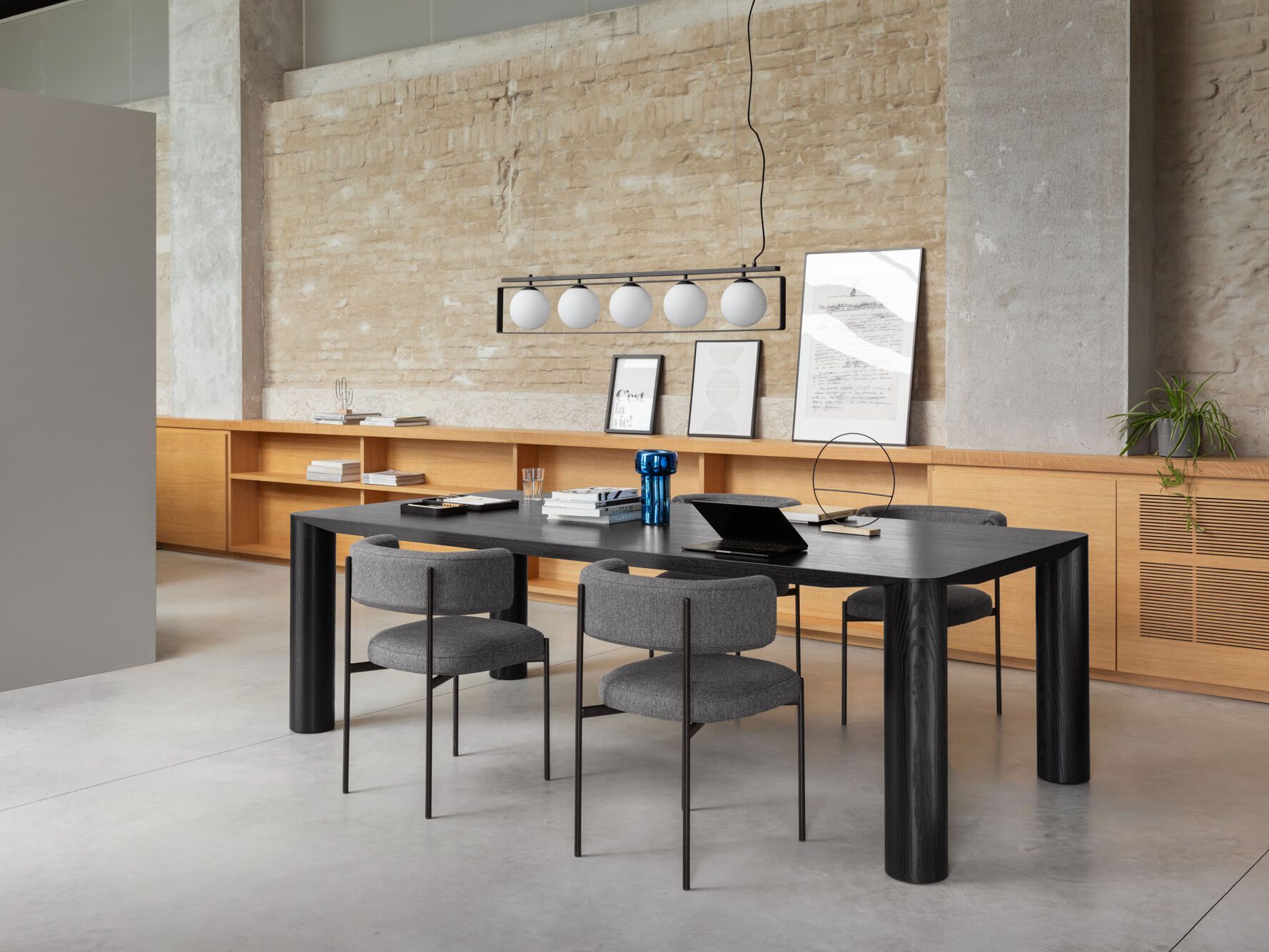 Прямоугольный стол из шпона Midj EGGEN ARCH-00046158 - Вид №7