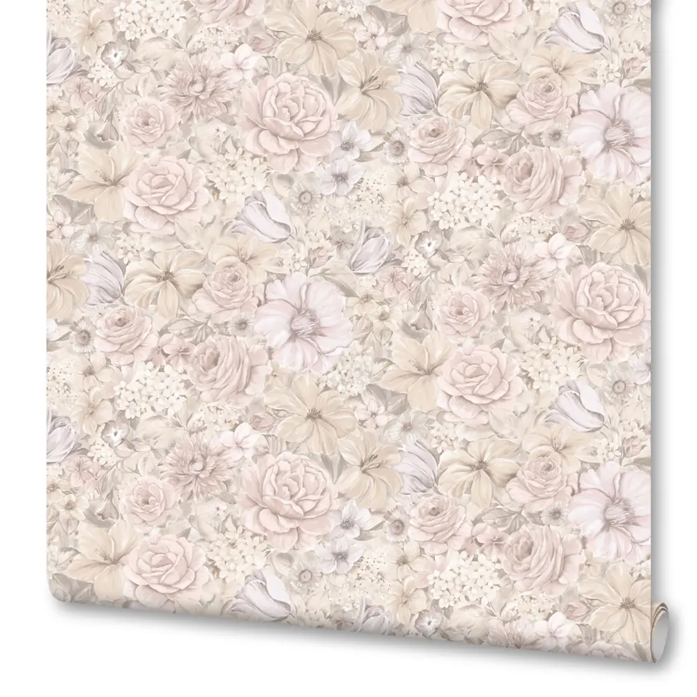 Обои флизелиновые Euro Decor Bagatelle бежевые 1.06 м 1110-00 81961364 STLM-2057606