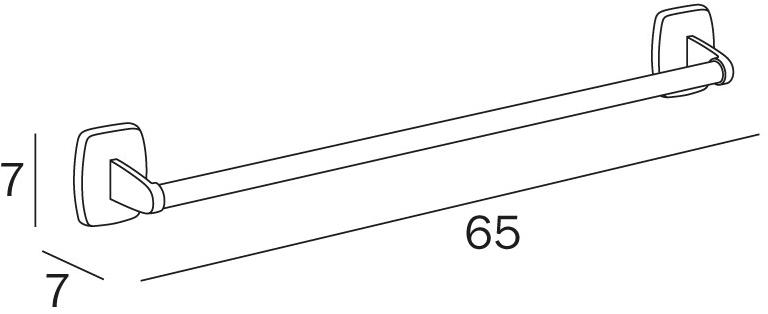 INDA® Вешалка для полотенец из металла Export A2218 - Вид №3