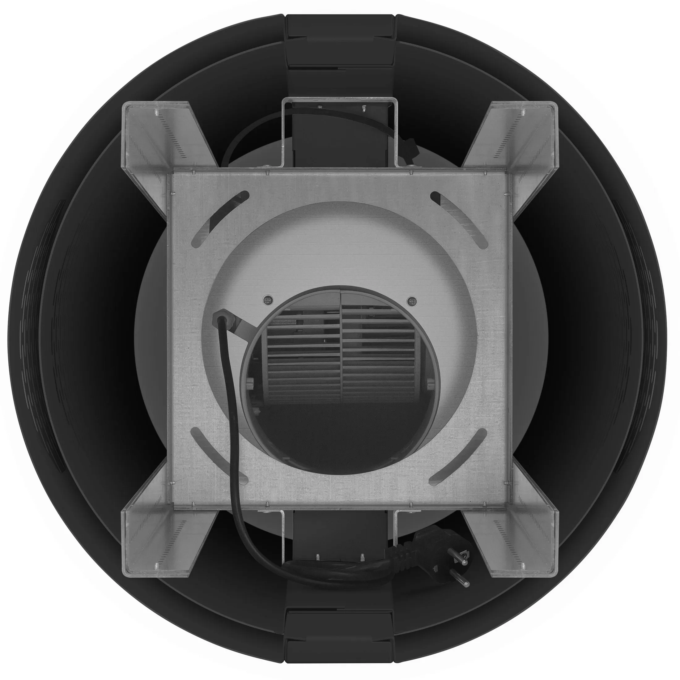 9243929 Вытяжка островная Meferi TUBE40BK ISLA POWER черный/черный STDN-0021846 - Вид №13