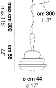 Vetreria Vistosi Хрустальный подвесной светильник Novecento sun-id-1437209 - Вид №8