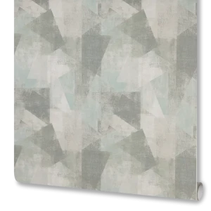 Обои флизелиновые Grandecolife Triangles зеленые 1.06 м R104115 82719421 STLM-2151434