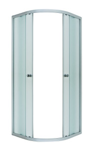 Б02543 Шторка для поддона AFINA 80х80х185 белый 1 Marka