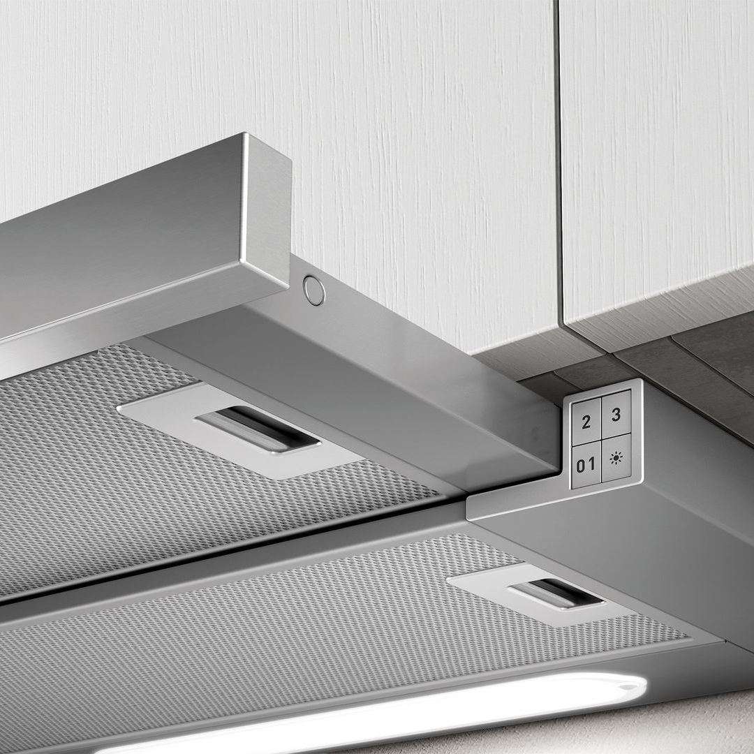 ELITE 14 LUX GRIX/A/50-PRF0037987B Встраиваемый вытяжной шкаф / 50 см, 650 м3/ч, серебряный-нерж.сталь Elica  - Вид №1