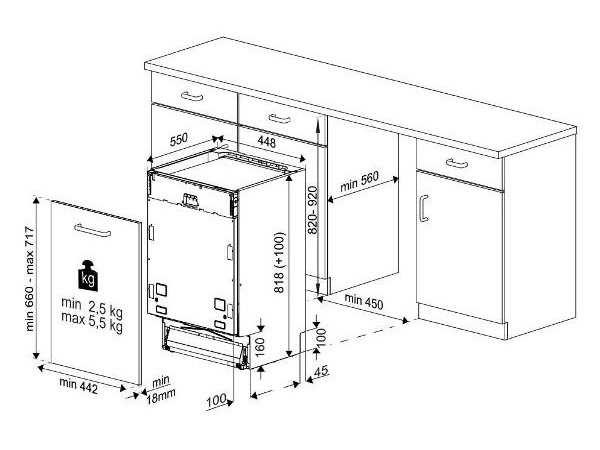 9973479 Встраиваемая посудомоечная машина Indesit СМ DIS 1C69 STDN-0055892 - Вид №13