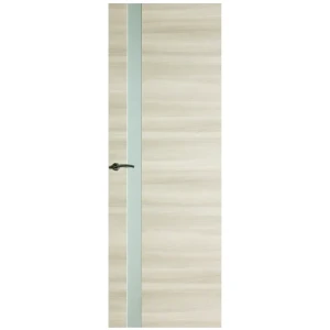 Дверь межкомнатная остеклённая ламинированная Унико 70x200 см цвет светлый орех