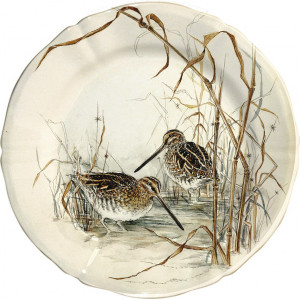 10599775 Gien Тарелка закусочная Gien Солонь. Бекас 23см, фаянс Фаянс