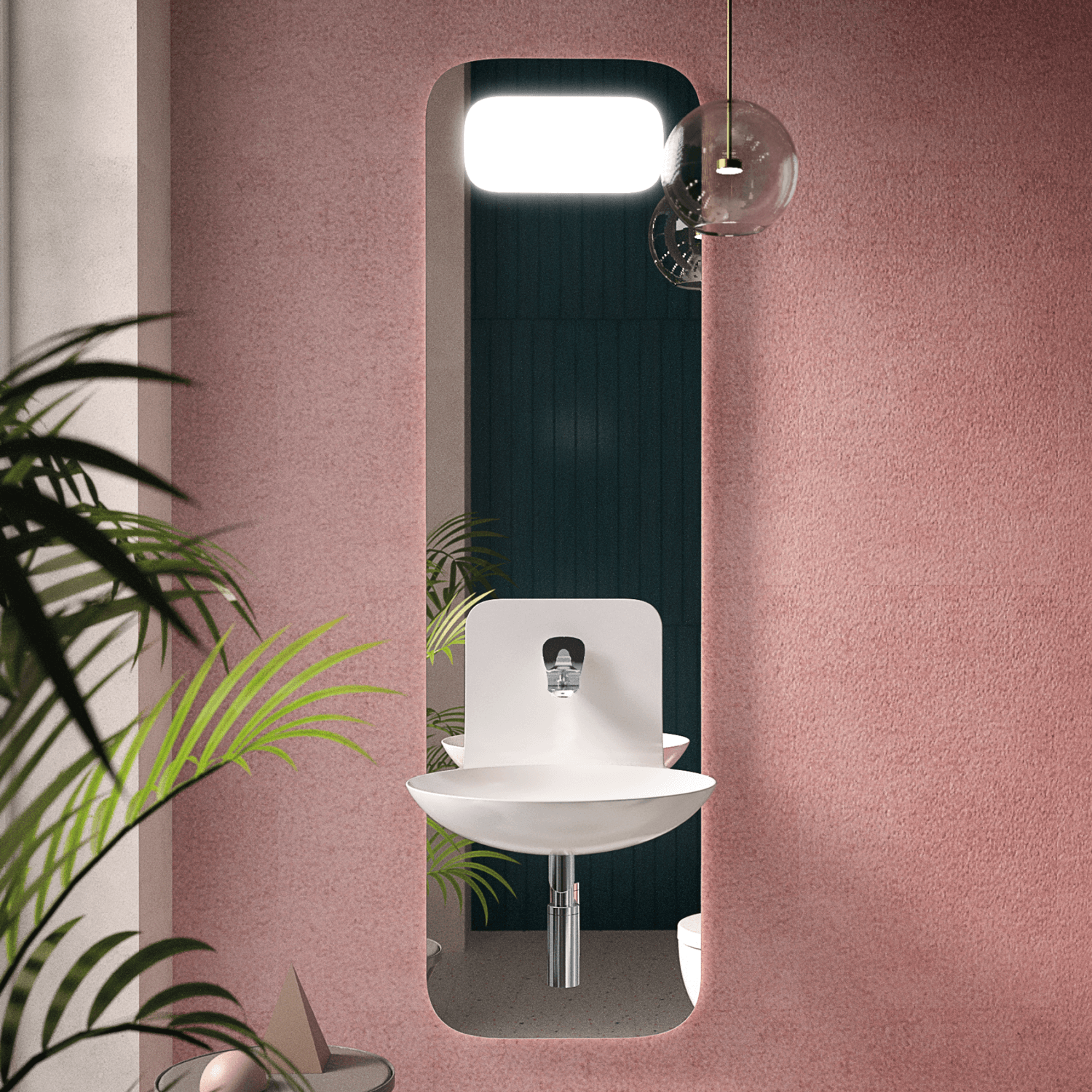 Настенное зеркало Foglia / FL1045.04 Foglia Creavit - Вид №1