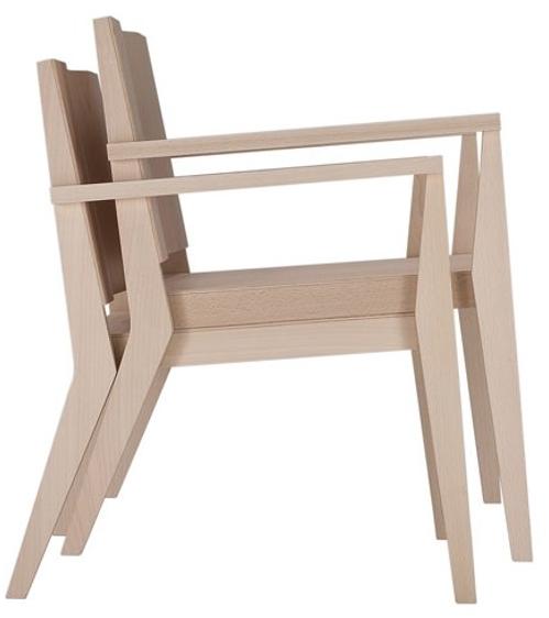 Zilio A&C Кресло из бука с подлокотниками sun-id-1413386 - Вид №1