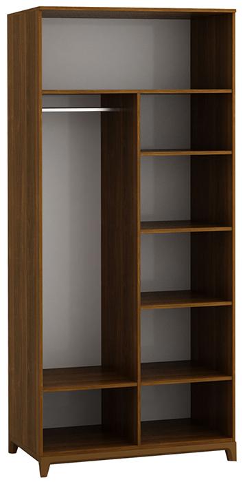 1420 Шкаф двухстворчатый Сканди Грей R-HOME 4009263h_Грей - Вид №1