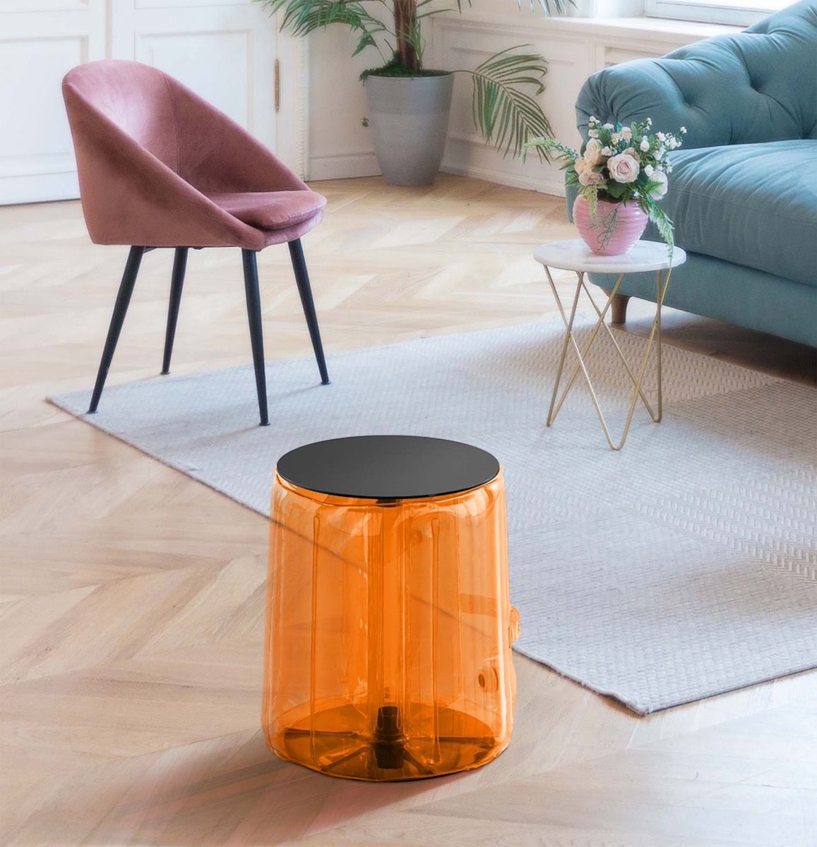 MOJOW HELLY табурет Оранжевый TAHECNEKO05OC 