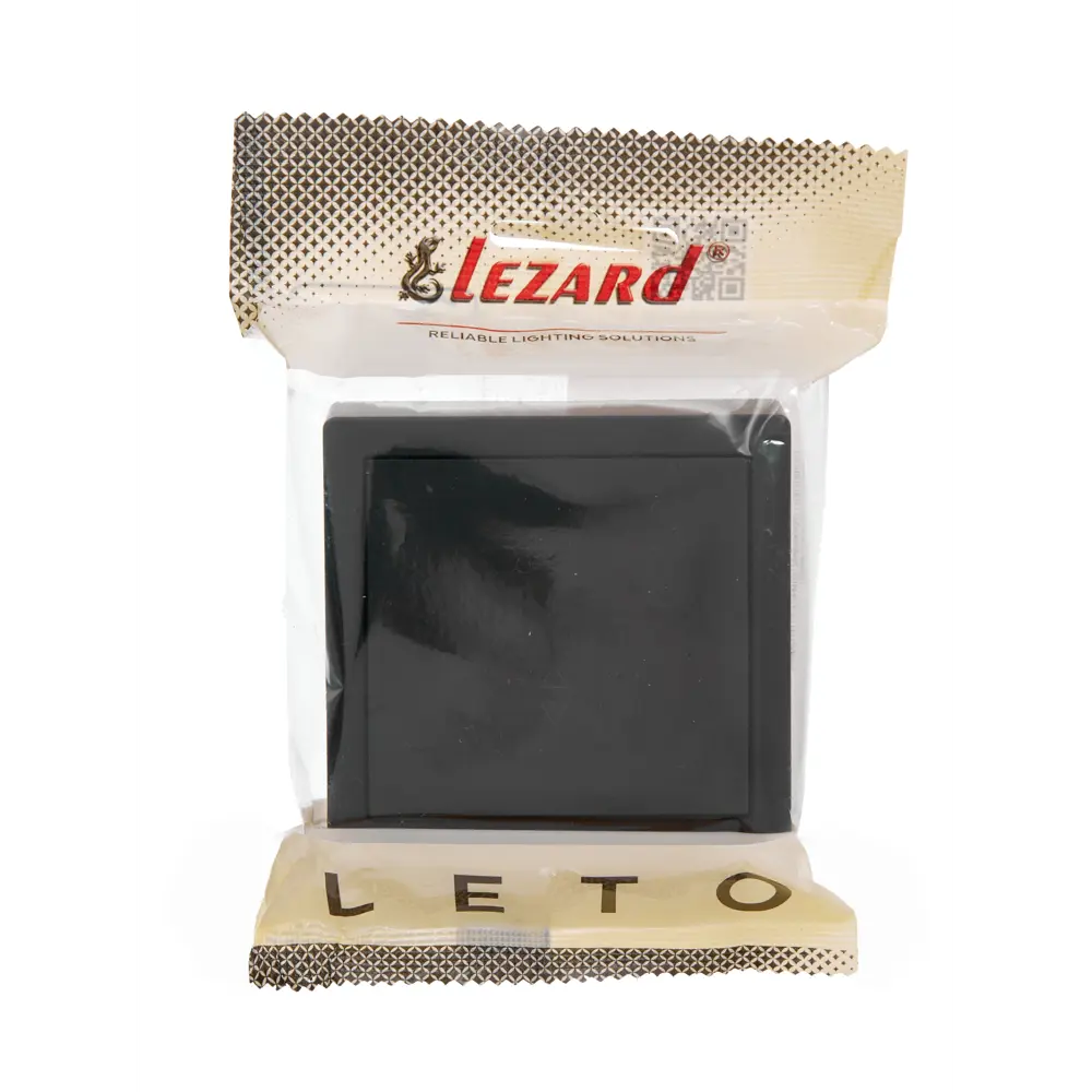 Выключатель накладной Lezard Leto черный бархат с одной клавишей 89373147 STLM-1568189 - Вид №3