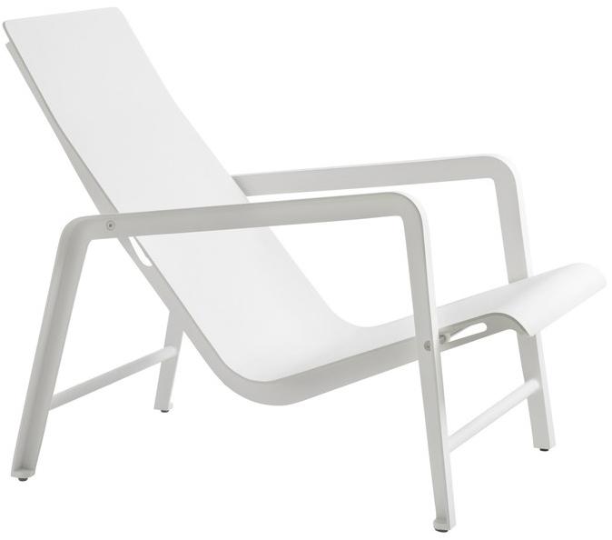 TRIBÙ Лежащий алюминиевый шезлонг Mirthe 07412 - Вид №1