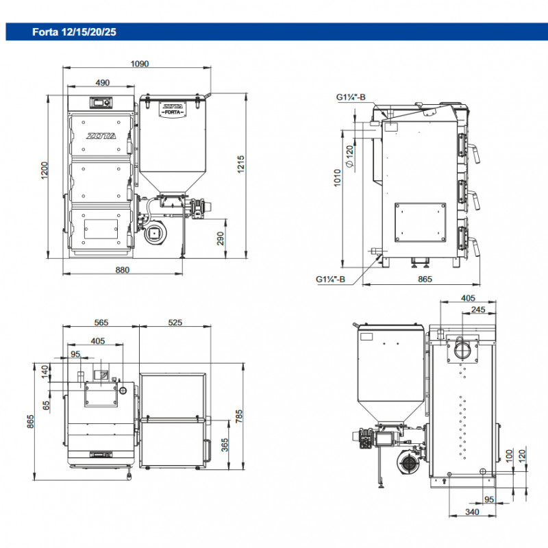 Электрический котел Zota Forta 20 SMART SE FORTA20 - Вид №6
