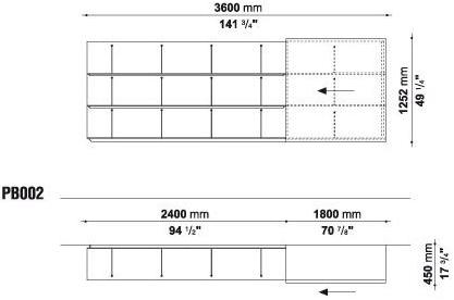 B&B Italia Стенка открытая с дверцей Pab sun-id-1474226 - Вид №2