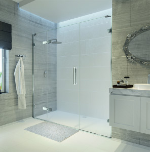 Дверь в нишу GHB1800H L или R Merlyn Arysto Хромированный