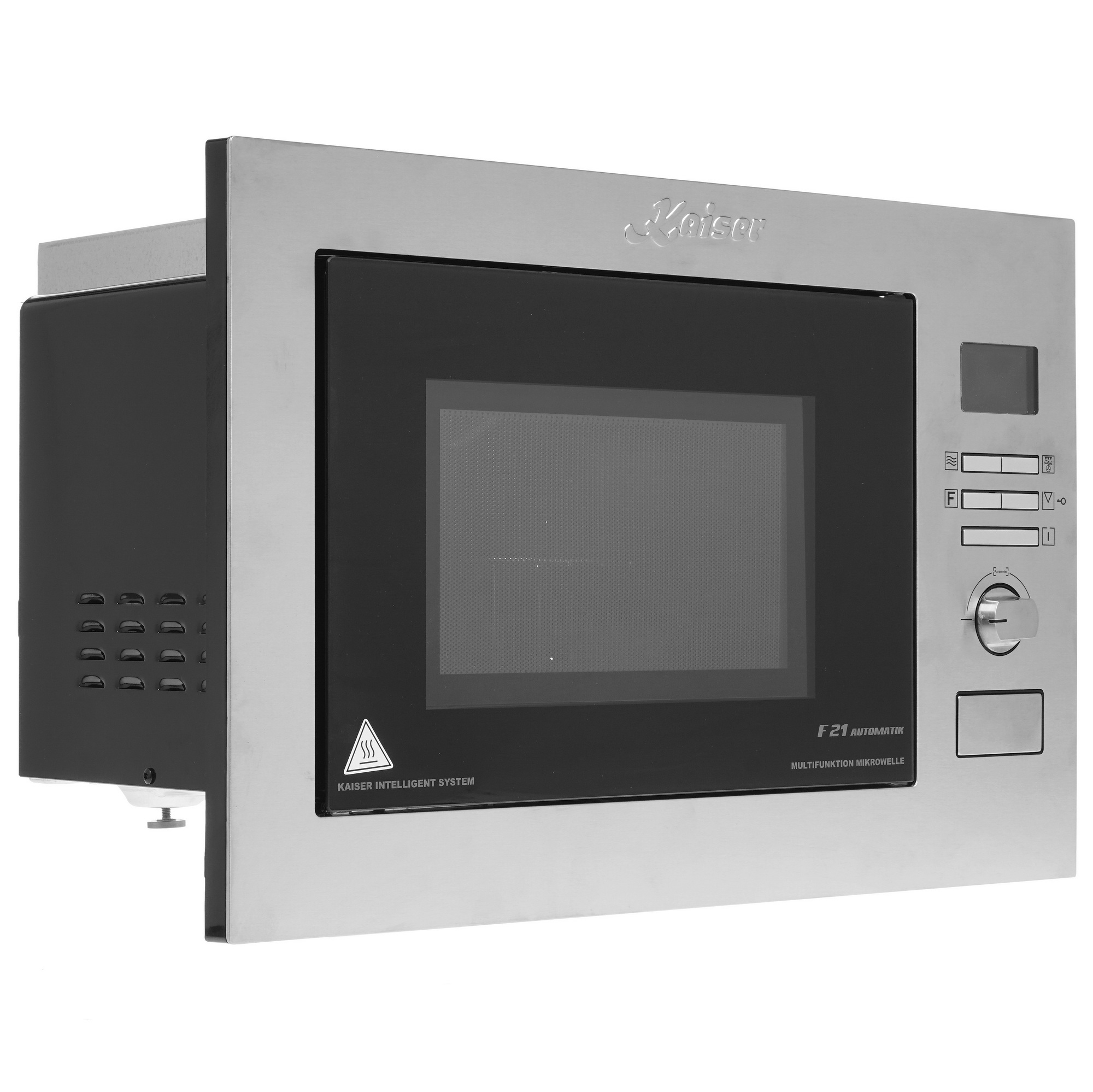 1333208 Встраиваемая микроволновая печь Kaiser EM 2520 серебристый STDN-0031685 - Вид №1