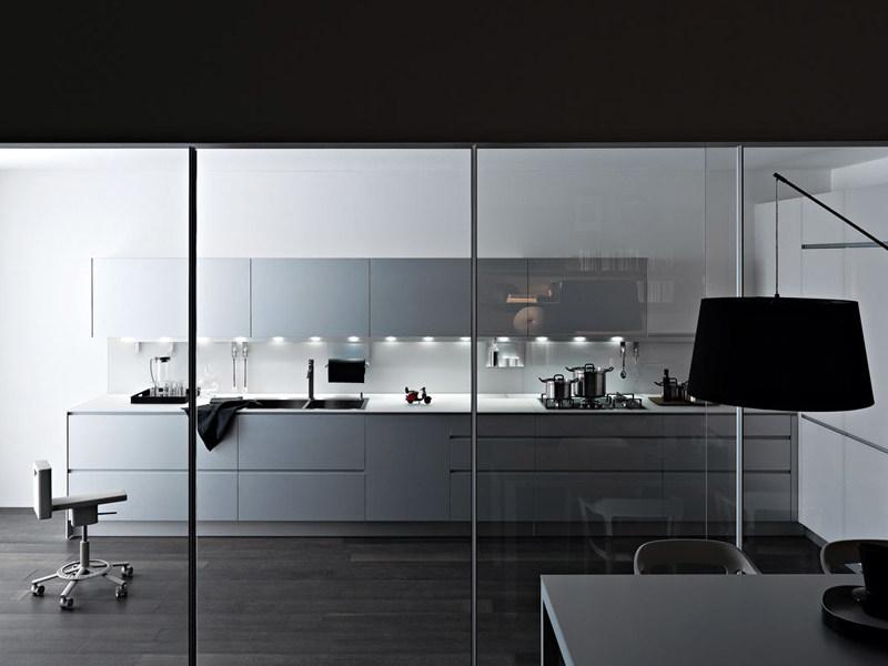 VALCUCINE Кухня из алюминия, окрашенного в белый цвет Riciclantica sun-id-1430428 - Вид №3