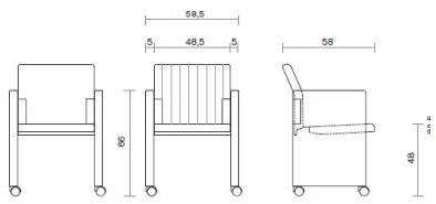 ESTEL GROUP Складное кресло для конференций из кожи sun-id-1405600 - Вид №21