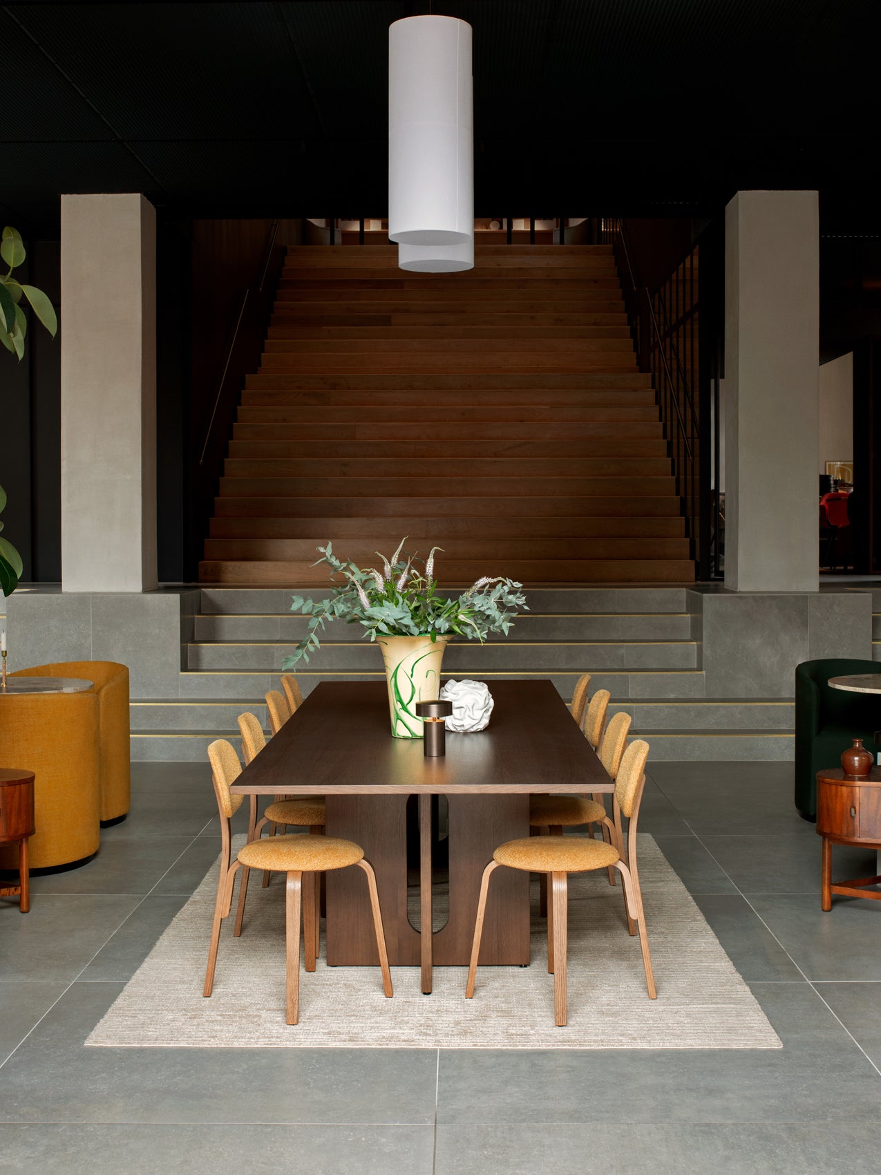 5709262050826 Afteroom Plus, Обеденный стул на деревянной основе, обитый LuceLight  - Вид №8