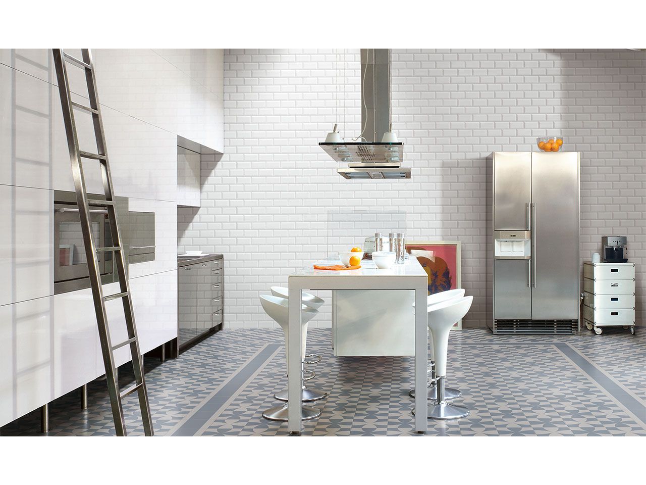 Керамогранит с эффектом кирпича Kaleseramik ванная комната ARCH-00040463 - Вид №1