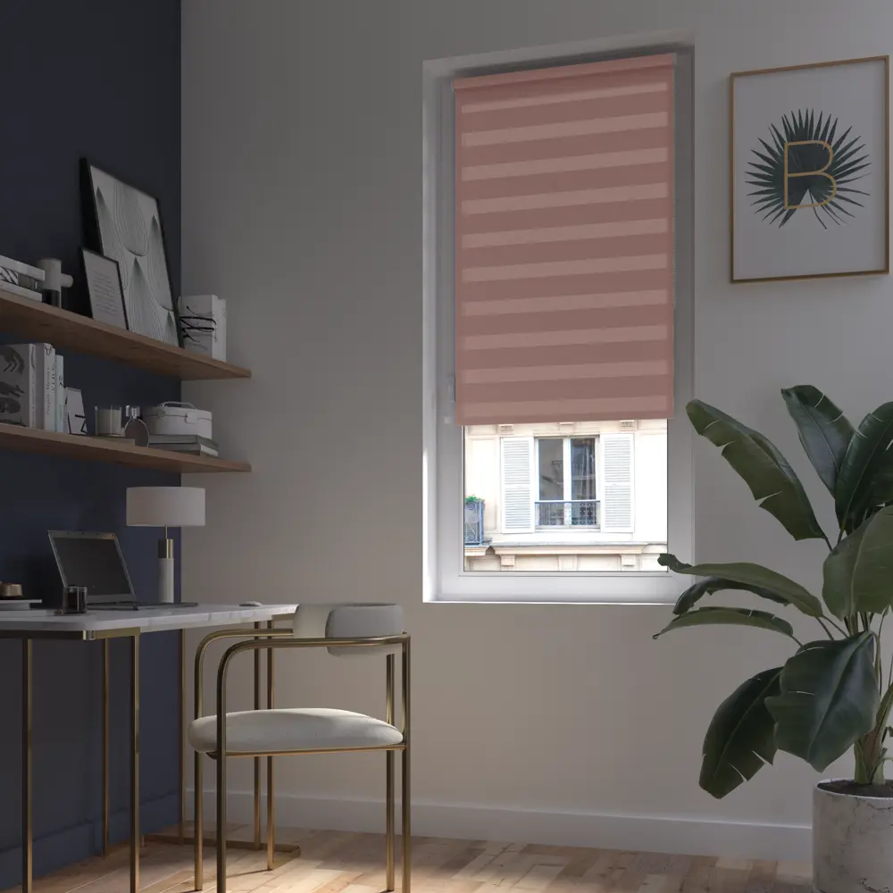 Штора рулонная день-ночь Inspire Peter 60x160 см сиреневая Santal 4 82691054 STLM-2150006 - Вид №11