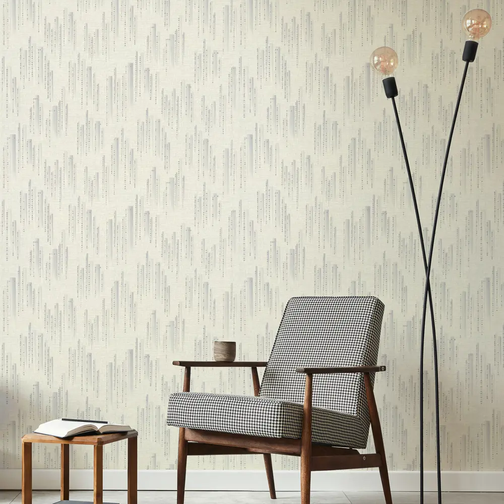 Обои флизелиновые Euro Decor Level белые 1.06 м ED7197-00Э 86549293 STLM-2127332 - Вид №2