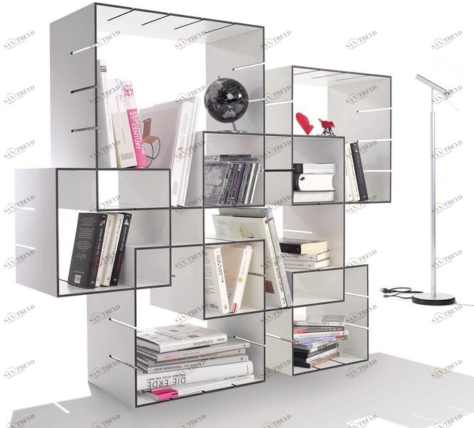 Müller Small Living Модульный книжный шкаф  Kx200-312 