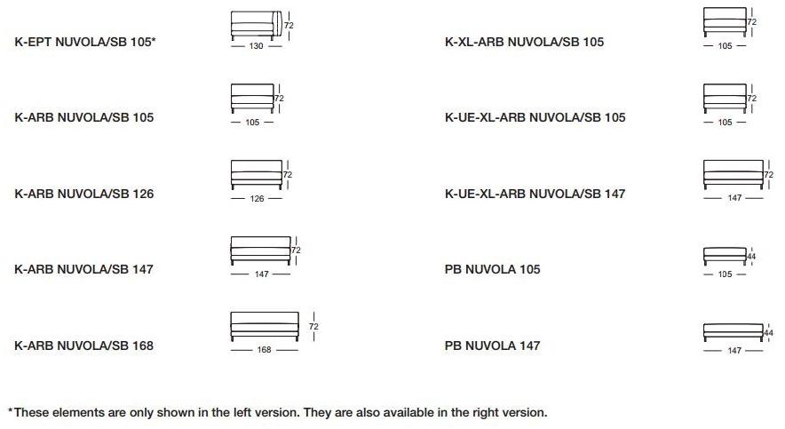 Rolf Benz Модульный кожаный диван с шезлонгом Rolf benz 007 nuvola sun-id-1387623 - Вид №6