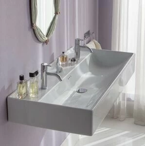 46043 Подвесная раковина настенная овальная Rapsel  белая