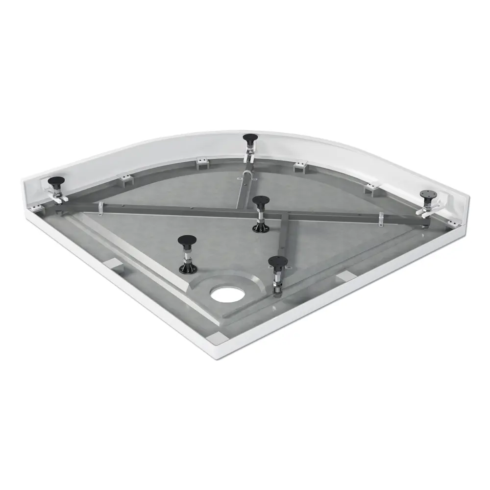 Экран для душевого поддона Metakam Joy 1/4 Круга 90x90 см STLM-2191074 - Вид №3