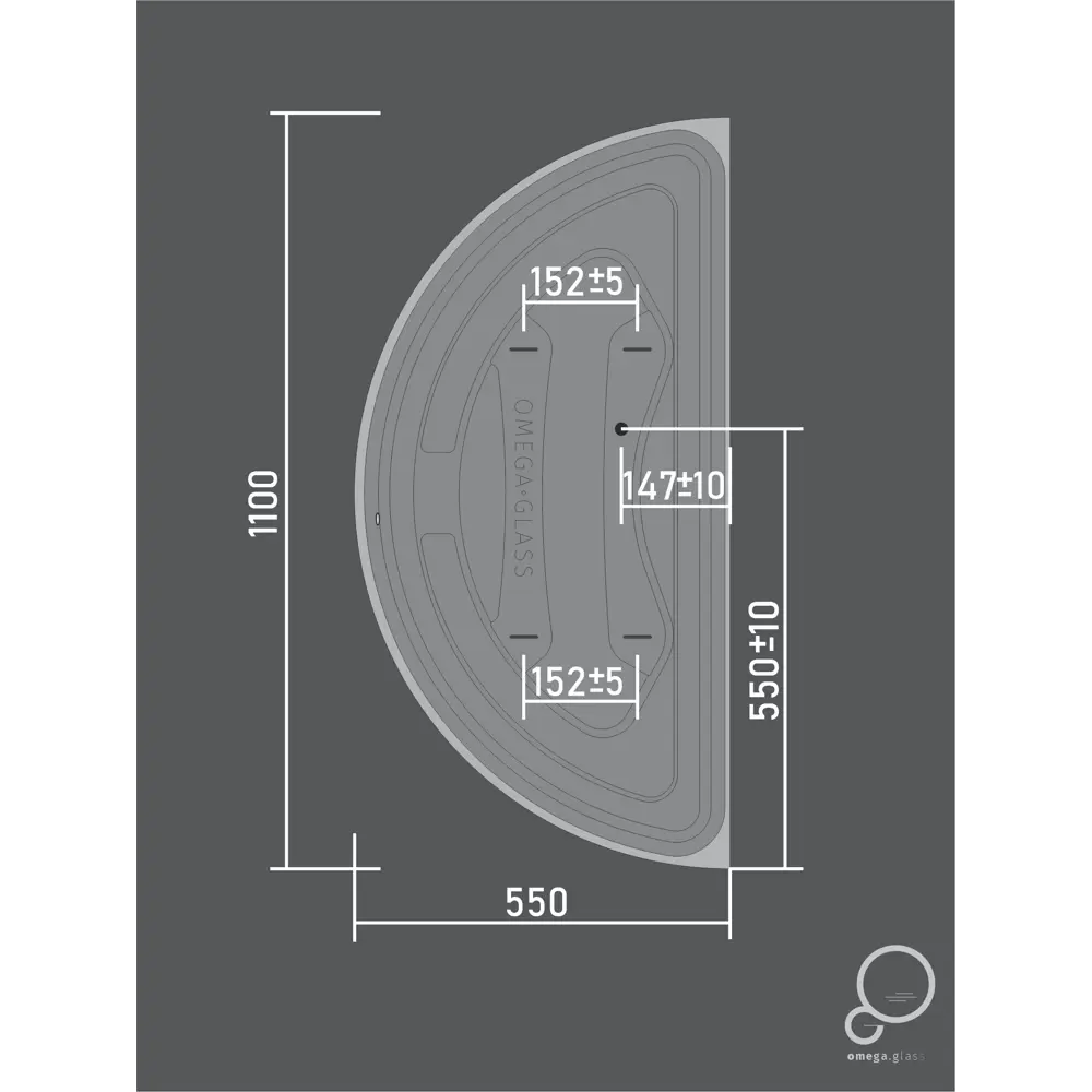 Зеркало для ванной Ориент с подсветкой 55x110 см цвет серебро 86659787 STLM-2165157 Santreyd - Вид №6