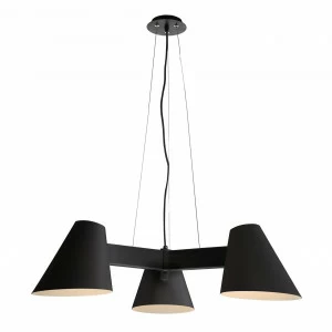 Подвесная люстра Favourite Conus 1854-3P FAVOURITE ДИЗАЙНЕРСКИЕ, CONUS BLACK 057091 Черный