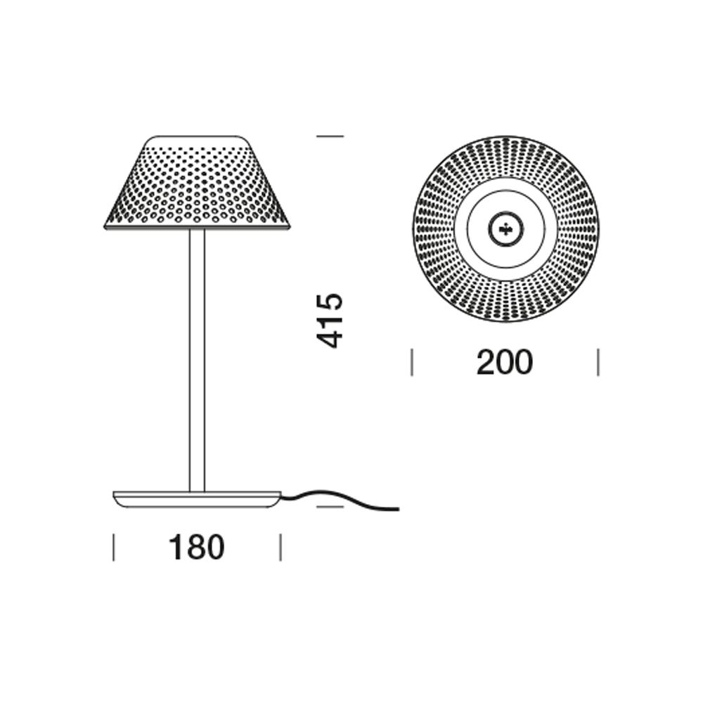 3250166 Настольная лампа Platek MESH  MESH - LED 4000K 87° - Вид №14
