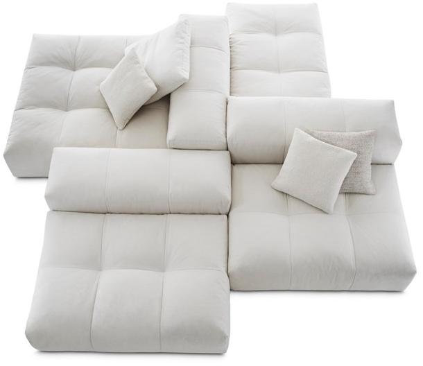 Saba Italia Секционный диван со съемным чехлом из ткани Pixel sun-id-1386988 - Вид №1