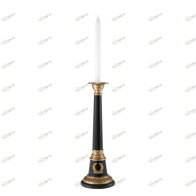 Подсвечник металлический черный с золотом Arosa S от Eichholtz EICHHOLTZ EICHHOLTZ 060292 Черный 