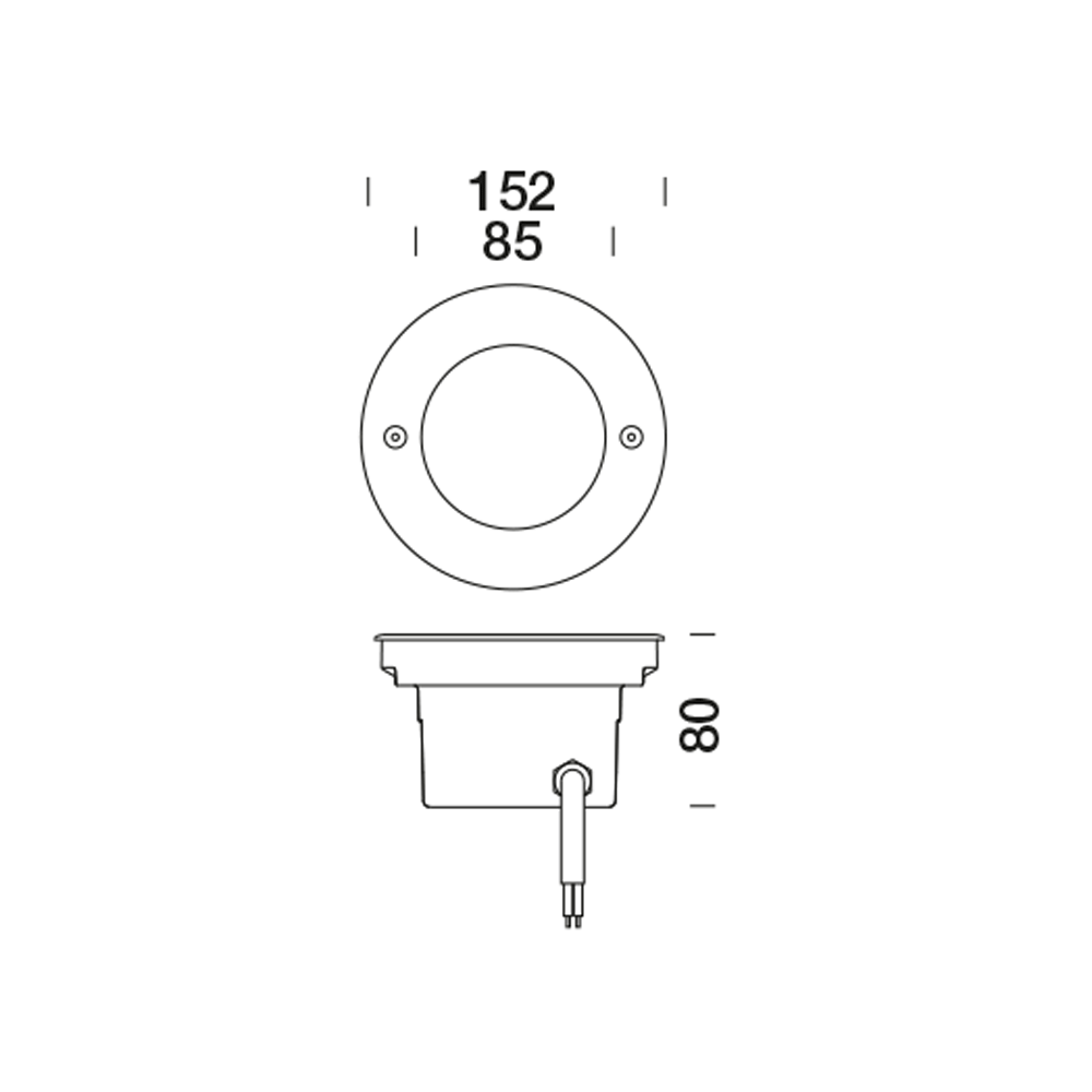 8403418 Встраиваемый в пешеходный пол Platek MINI Anello Inox  MINI C/W Stainless Steel Ring - 6 LED 3000K 44°  - Вид №18