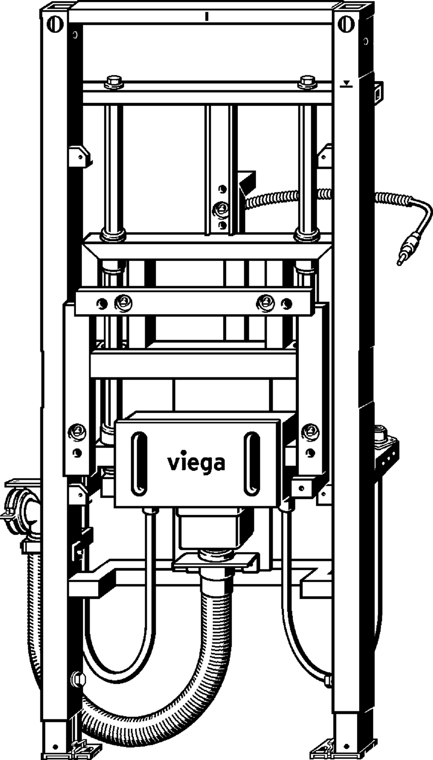 Системная техника  Prevista Dry  Элементы для умывальников VIEGA 776 213 Модель 8535.32 Santreyd  - Вид №1