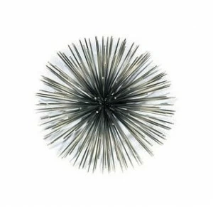 Декор ЁЖИК малый UNICO  255396 Серый;золото;серебро