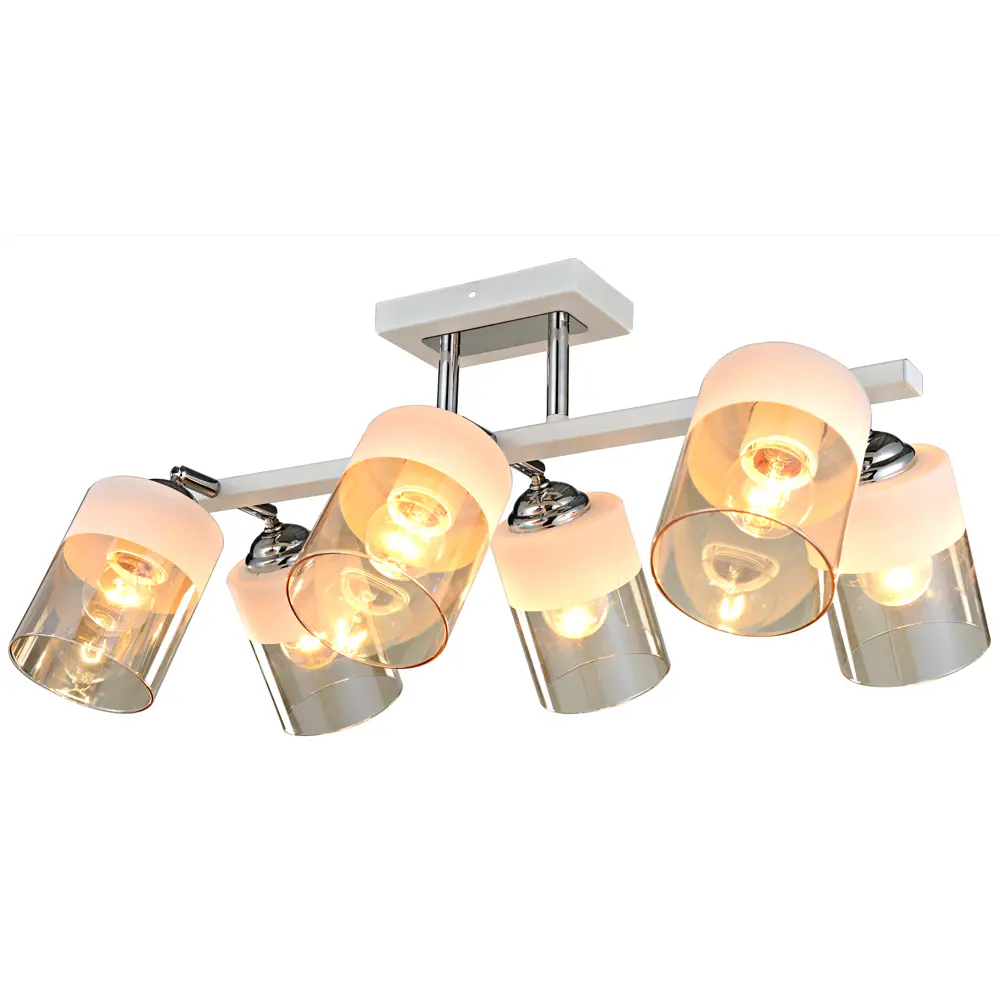 Люстра потолочная KREAFORTA Vereya 6 ламп цвет белый STLM-2023324 - Вид №5