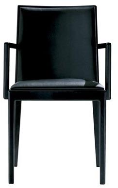 Andreu World Мягкое кожаное кресло с подлокотниками Carlotta So0992 - Вид №2