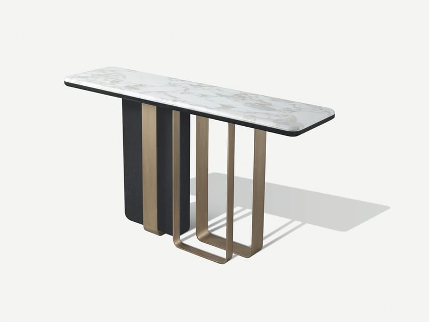 Деревянная консоль с металлическим декором OASIS Сен-Жермен ARCH-00135044