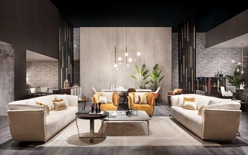 Capital Collection Кресло с обивкой из ткани с подлокотниками Allure sun-id-1494074 - Вид №3