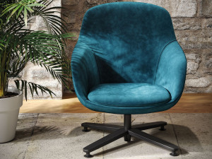 Тканевый стул для зала ожидания