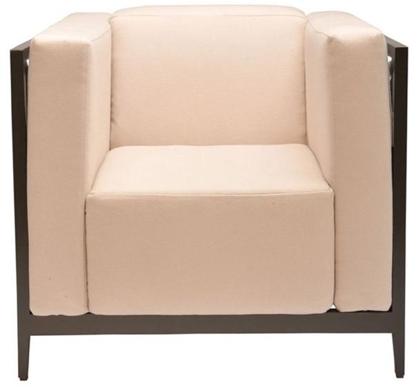 JANUS et Cie Кресло Club из алюминия с порошковым покрытием с подлокотниками Azimuth sun-id-1398127 - Вид №1