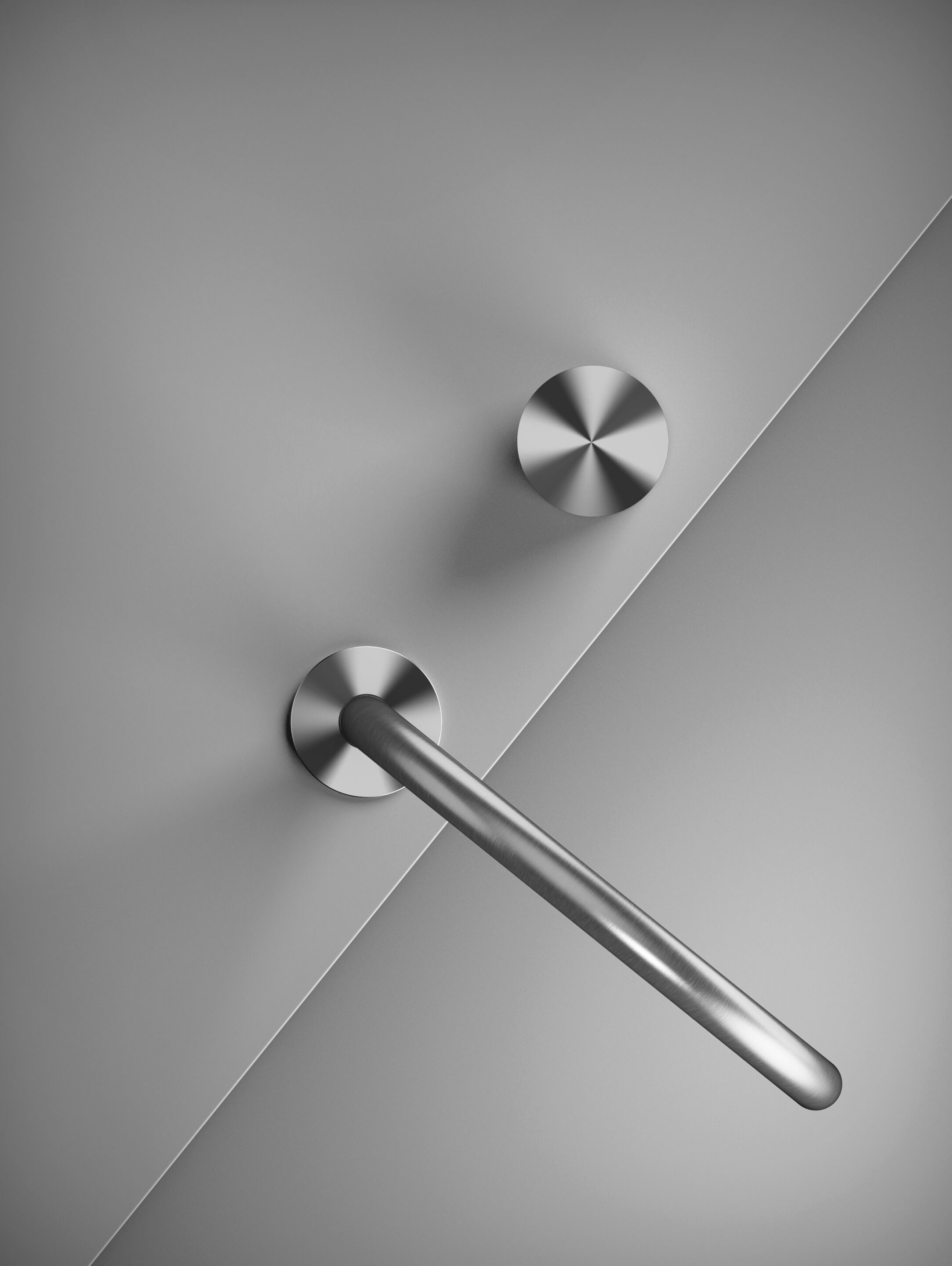 Смеситель для кухни из нержавеющей стали со съемным ручным душем Quadrodesign Kitchen Inox ARCH-00049948 - Вид №6