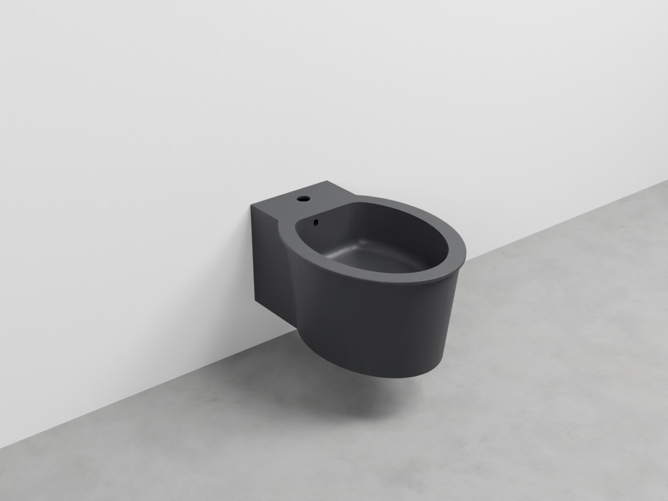 CABS-LV Биде подвесное с одним отверстием под смеситель, в комплекте с крепежами Catino cielo I Catini Ceramica Cielo