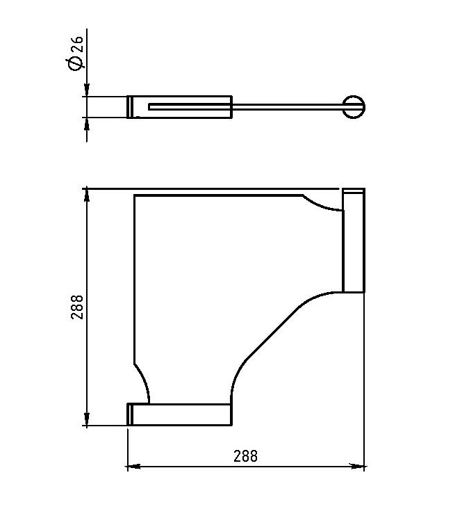 Угловая полка Novaservis Metalia 2 6235.0 хром 62350 - Вид №1