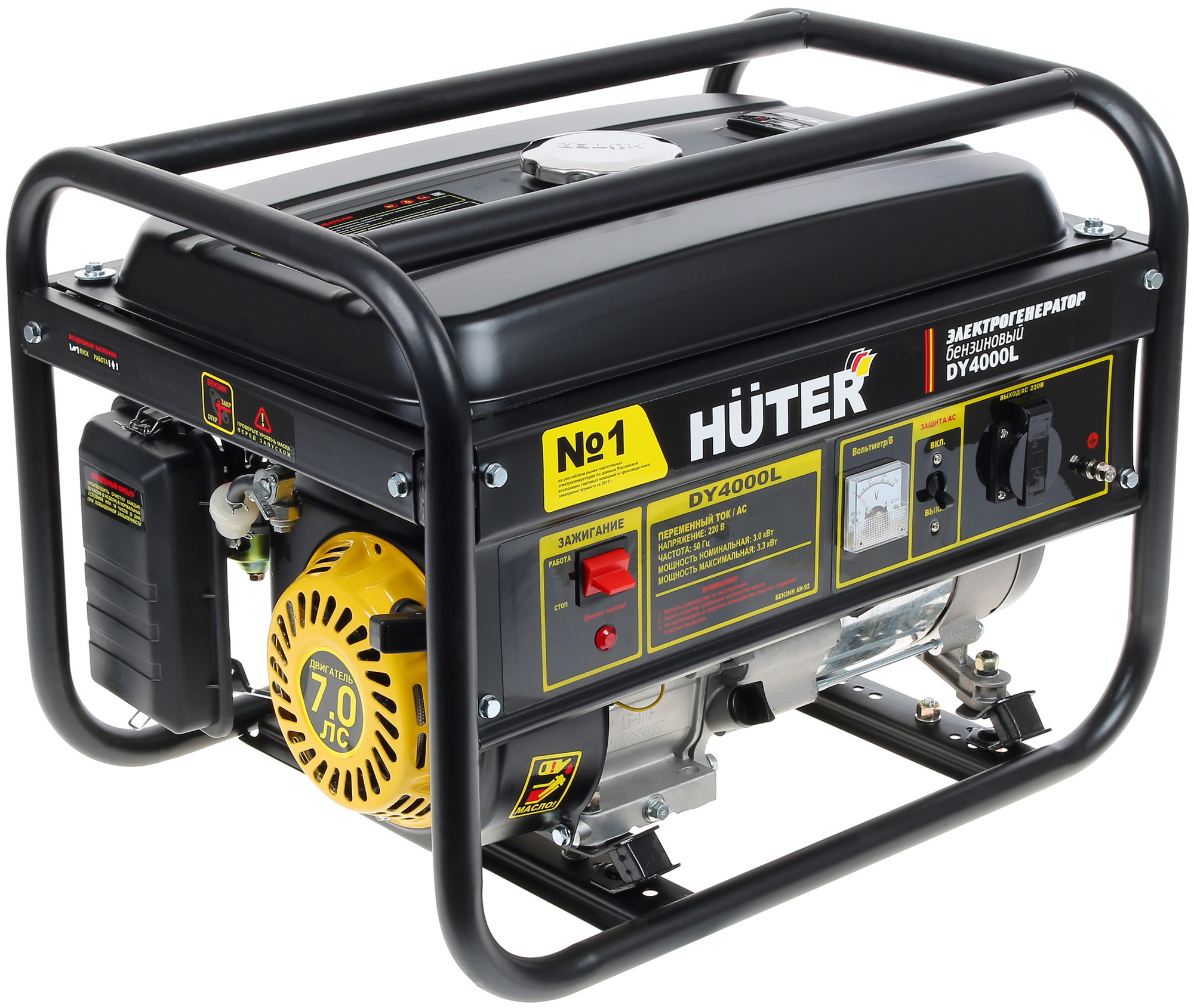 Электрогенератор   бензиновый Huter DY4000L 6717380 STDN-0039336